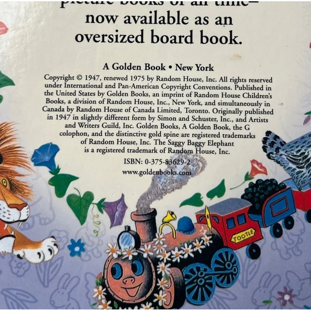 Little Golden Books saggy baggy